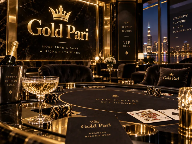 GoldPari welcome bonus and casino game display